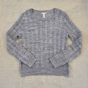 H&M Gray Cable Knit Sweater
